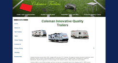 Desktop Screenshot of colemantrailers.net