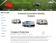 Tablet Screenshot of colemantrailers.net
